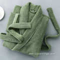 100% cotton terry hotel bathrobe for adults